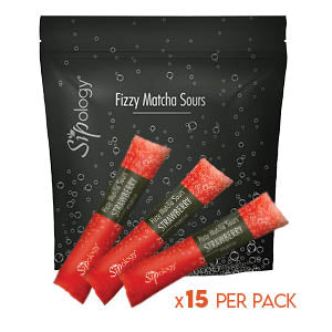 Strawberry Fizzy Matcha Sours 15 Pack