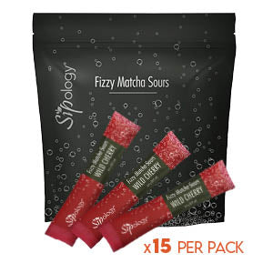 Wild Cherry Fizzy Matcha Sours - 15 pack