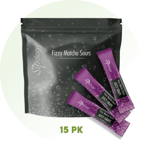 Juicy Grape Fizzy Matcha Sours - 15 pack