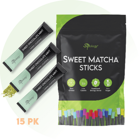 Sweet Chocolate Mint Matcha Sticks (15-pk)