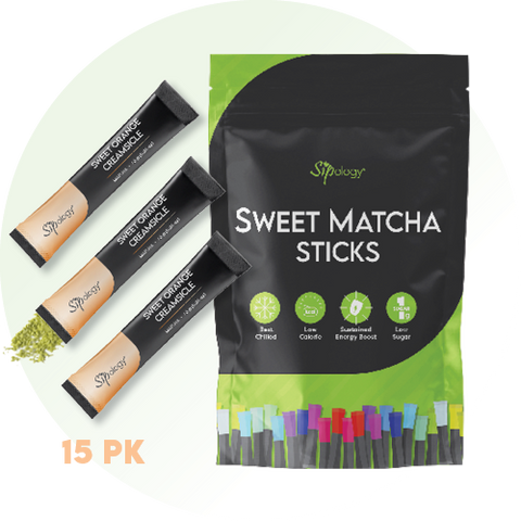 Sweet Orange Creamsicle Matcha Sticks (15-pk)