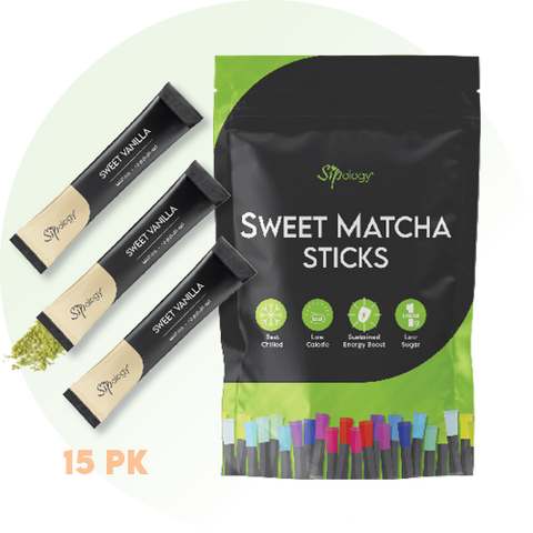 Sweet Vanilla Matcha Sticks (15-pk)