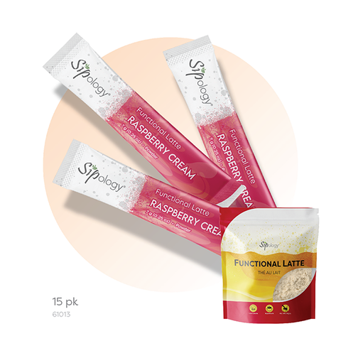 Raspberry Cream Functional Latte (15-pk)