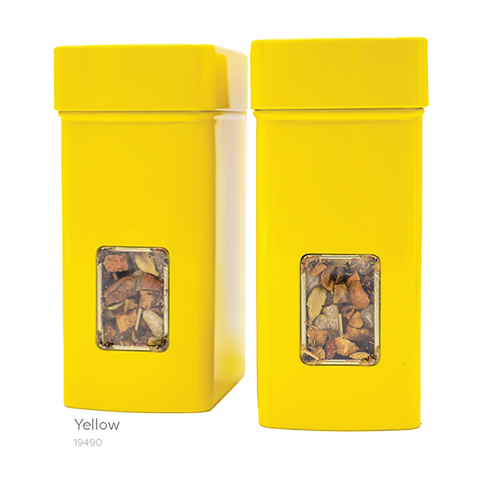 Stacking Tea Tin Collection - Sun Kissed Yellow